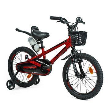 Дитячий двоколісний велосипед Corso Tayger 18&Prime; з алюмінієвою рамою, ручним гальмом, боковими колесами та дзвоником (TG-43922) 154128 фото