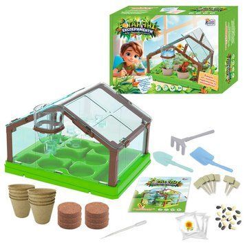 Ботанічні експерименти 78522 (12/2) "4FUN Game Club", ґрунт, теплиця, насіння, інструменти, в коробці 165068 фото
