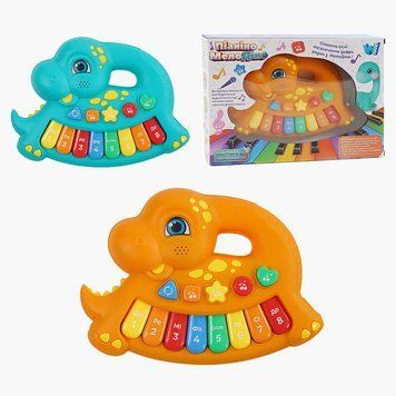 Піаніно музичне 62306 (60/2) "WToys", ОЗВУЧУВАННЯ УКРАЇНСЬКОЮ МОВОЮ, музичні ноти, цифри, мелодії, пісні, підсвічування, в коробці 168340 фото