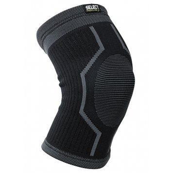 Наколенник SELECT Elastic Knee Support (009) чорн/сірий, S 705700 фото