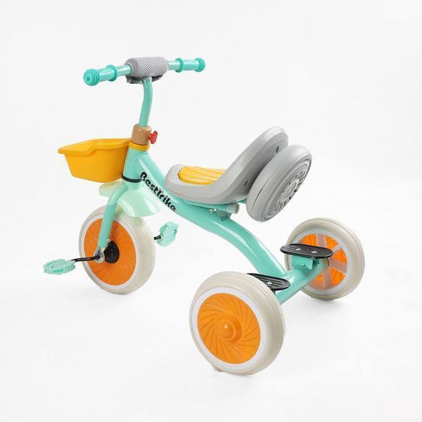 Велосипед трёхколёсный с музыкальной колонкой (BS-49151) "Best Trike" колёса EVA переднее 10", заднее 8", укр. озвучка, свет. 168748 фото