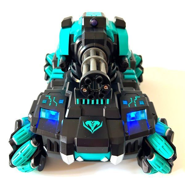Танк на радіокеруванні (2019-16 C) пульт+браслет, роликові колеса, звук, підсвічування, стріляє орбізами, акум. 3,7 V 134257 фото