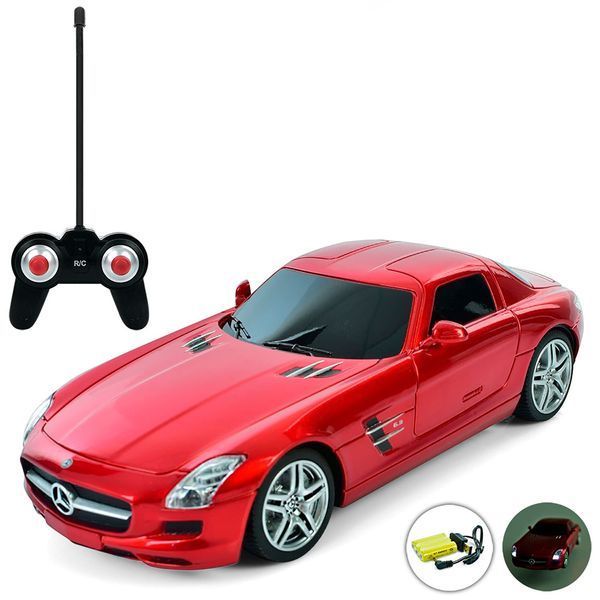 Машинка на радіоуправлінні Mercedes-Benz SLS з підсвіткою фар (AR-2324) маштаб 1:24 D 98 фото
