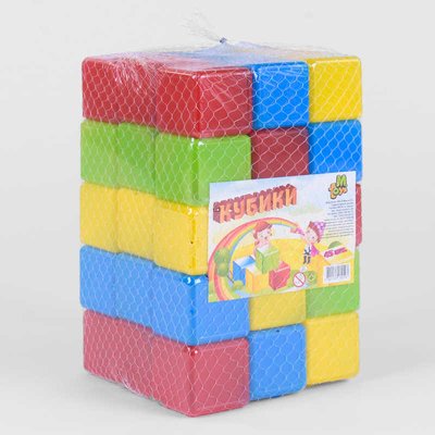 Кубики кольорові 45 шт. 09065 (9) "M-TOYS" 7195 фото