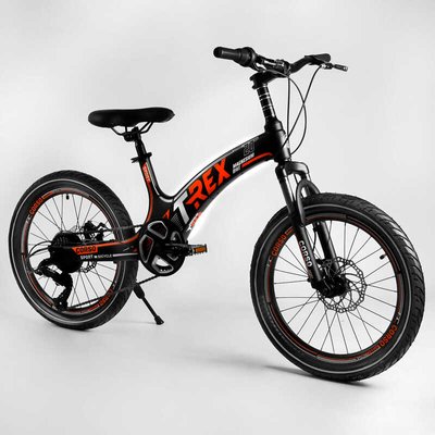 Детский спортивный велосипед 20’’ CORSO «T-REX» (70432) магниевая рама, оборудование MicroShift, 7 скоростей 106975 фото
