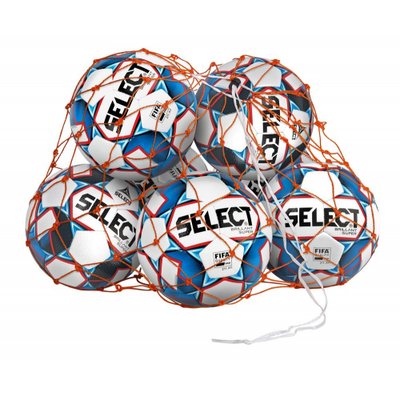 Сітка для м'ячів SELECT Ball net (002) помаранчевий, 6/8 balls 737010 фото