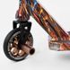 Самокат трюковый Best Scooter BS-77350 HIC-система, ПЕГИ, алюминиевый диск и дека с ПРИНТОМ, колёса PU, d=110мм, ширина руля - 60 см, в коробке 105677 фото 4