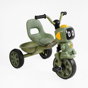 Триколісний велосипед з кошиком та українським озвученням BS-50570 "Best Trike" колеса EVA, сталева рама 169763 фото