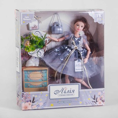 Кукла Лилия ТК - 13296 (48/2) "TK Group", "Звездная принцесса", питомец, аксессуары, в коробке 109633 фото