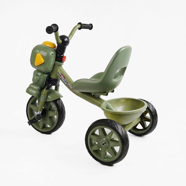 Триколісний велосипед з кошиком та українським озвученням BS-50570 "Best Trike" колеса EVA, сталева рама 169763 фото