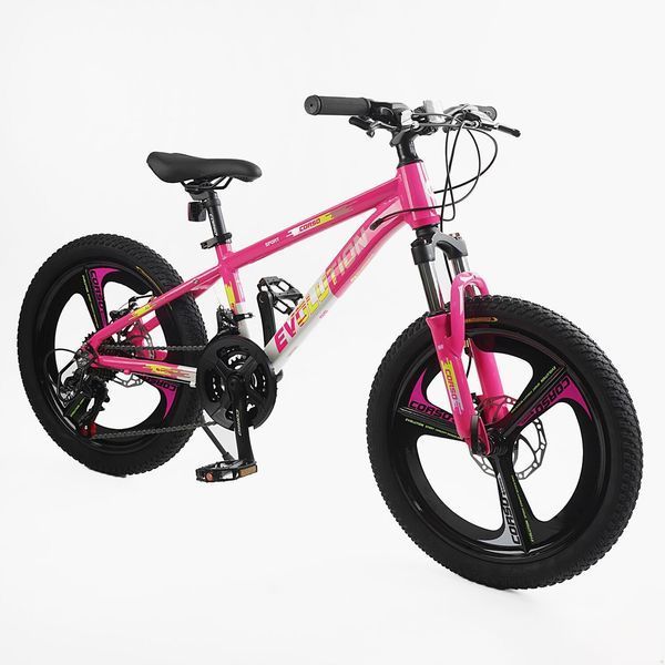 Спортивный велосипед Corso Evolution 20" EV-20103 - алюминиевая рама, 21 скорость, дисковый тормоз Shimano 171456 фото