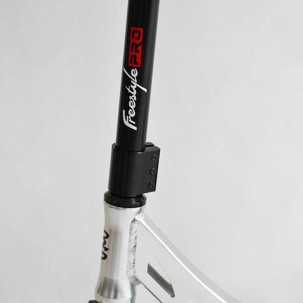 Самокат трюковый N- 31020 "Best Scooter" "Freestyle", HIC-система, ПЕГИ, алюминиевый диск и дека, колёса PU, d=120мм, ширина руля 58 см 115639 фото