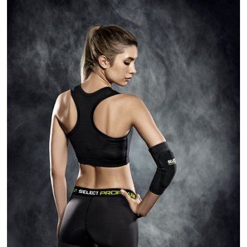 Налокотник компрессионный SELECT 6651 Compression elbow support - handball youth (010) чорний, L/XL 566510 фото