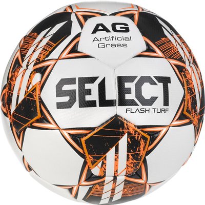 Мяч футбольный SELECT Flash Turf FIFA Basic v23 (376) біло/помар, 5 057407 фото