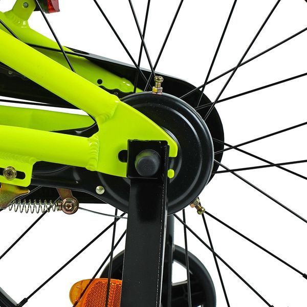 Дитячий двоколісний велосипед Corso Tayger 18&Prime; з алюмінієвою рамою, ручним гальмом, боковими колесами та дзвоником (TG-82159) 154127 фото