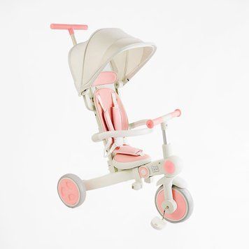 Велосипед трансформер триколісний з батьківською ручкою Best Trike (BS-12-303) матеріал рами нейлон, колеса EVA 163777 фото