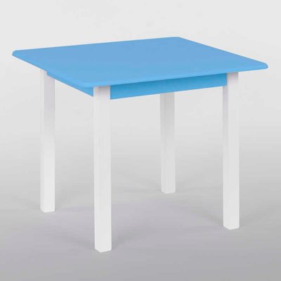 Столик 60*60 цвет голубой (1) высота 52 см "Игруша" 79843 фото