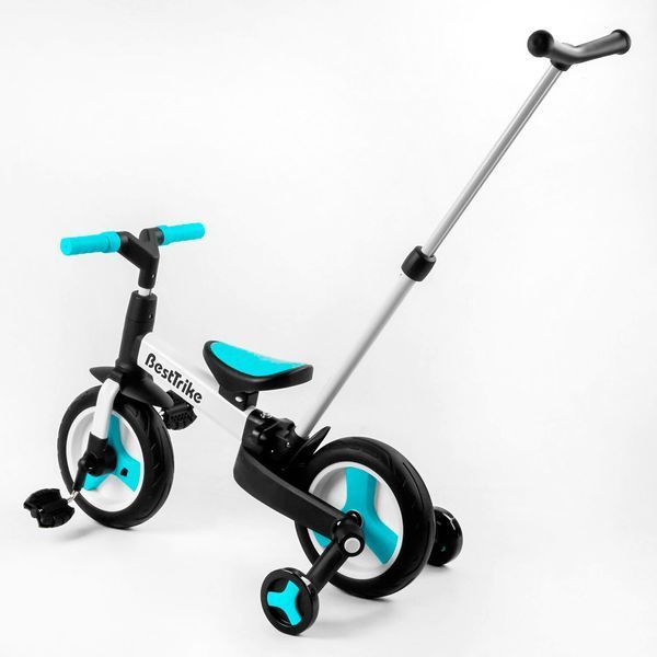 Велосипед з батьківською ручкою трансформер 2/1 Біговел Best Trike (56659) колеса PU 10'' знімні педалі 105225 фото