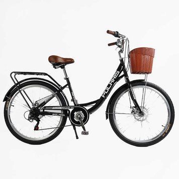 Велосипед городской Corso &laquo;Polaris&raquo; 26'' PS-80110 + КОРЗИНА 168075 фото