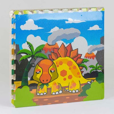 Килимок-пазл ігровий EVA Динозаври С 36570 (12) 4 шт. в упаковці, 60х60 см. 78059 фото