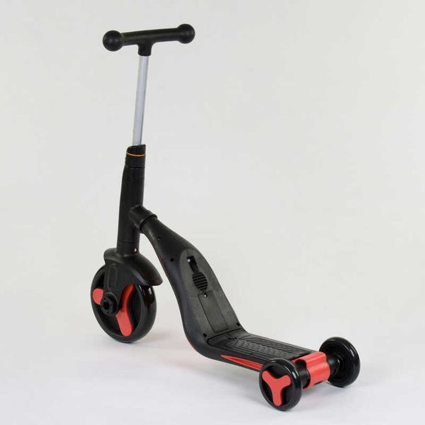 Самокат дитячий 3в1 JT 28288 Best Scooter, самокат-велобіг-велосипед, світло, 8 мелодій 80454 фото