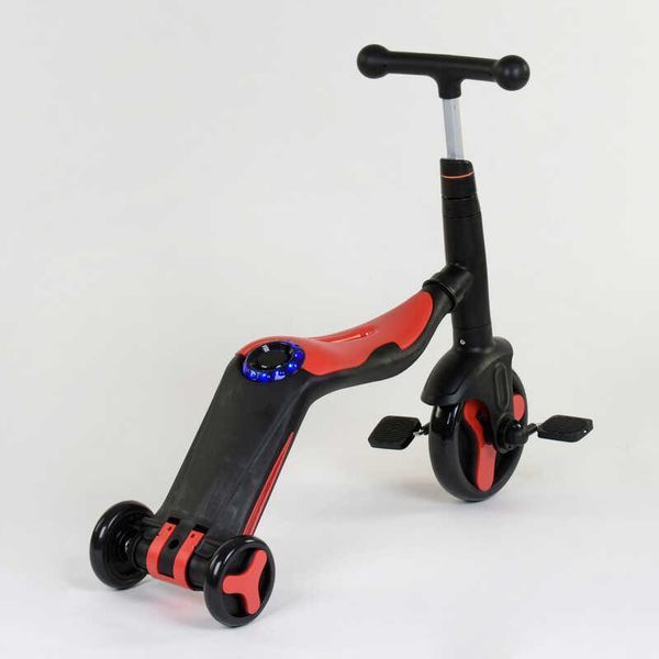 Самокат дитячий 3в1 JT 28288 Best Scooter, самокат-велобіг-велосипед, світло, 8 мелодій 80454 фото