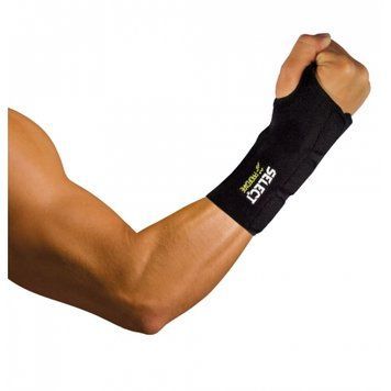 Напульсник SELECT 6701 Wrist support right (228) чорн/зел, M/L 567011 фото