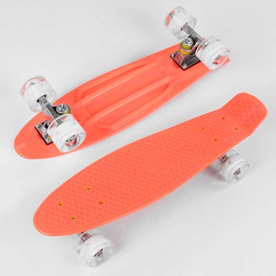 Скейт Пенни борд 1102 Best Board, доска=55см, колёса PU со светом, диаметр 6см 99616 фото