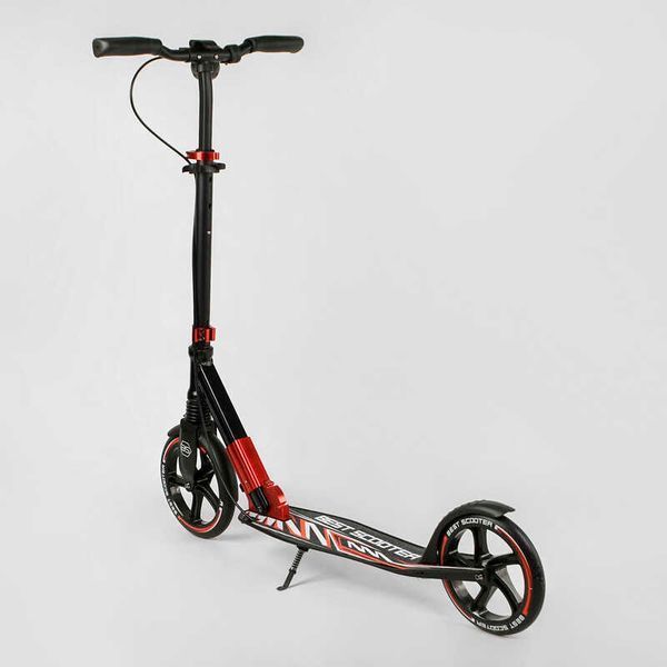 Самокат двоколісний з амортизатором та ручним гальмом "Best Scooter" (10304) колеса поліуретанові 113219 фото