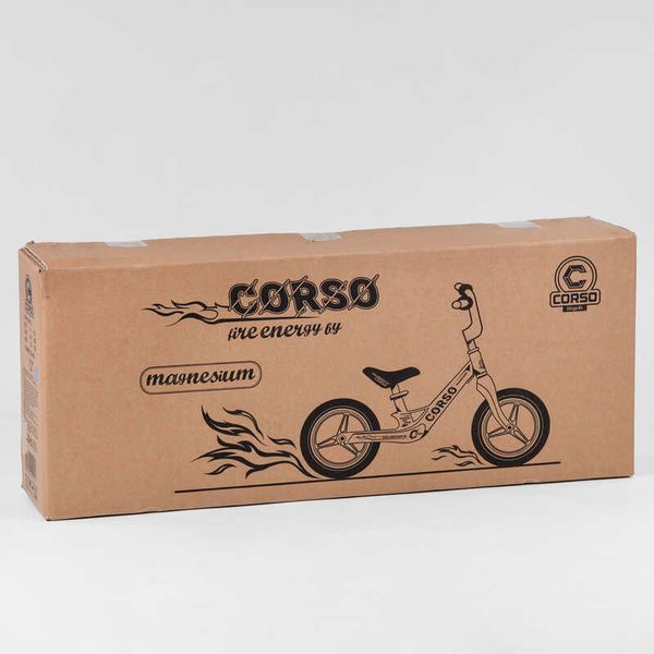 Биговел Corso с надувными колесами 12" (22709) магниевая рама, магниевые диски, подножка 100008 фото