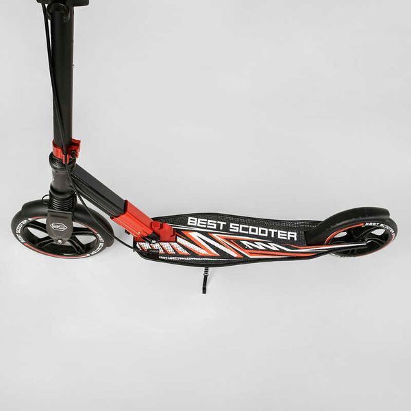 Самокат двоколісний з амортизатором та ручним гальмом "Best Scooter" (10304) колеса поліуретанові 113219 фото