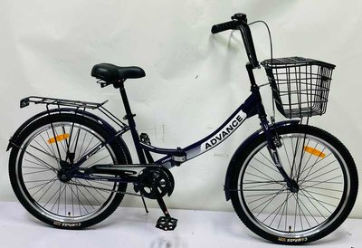 Велосипед складной Corso 24'' Advance (AD-24198) односкоростной, складная стальная рама 14'' 148346 фото
