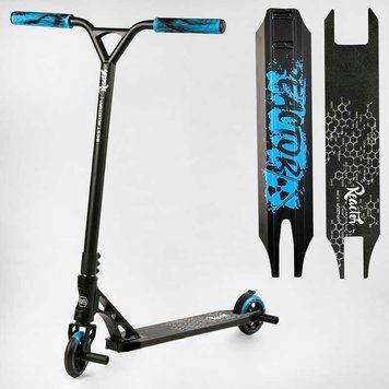 Самокат трюковый RC-11108 Best Scooter "Reactor" HIC-система, ПЕГИ, алюминиевый диск и дека, колёса PU, d=110мм, ширина руля 55 см 112770 фото