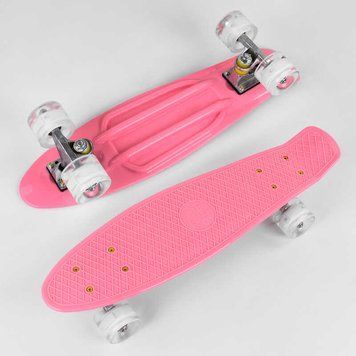 Скейт Пенні борд 2708 Best Board, дошка = 55 см, колеса PU зі світлом, діаметр 6 см 99618 фото