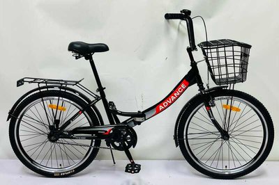 Велосипед складний Corso 24`` Advance (AD-24400) одношвидкісний, складна сталева рама 14`` 148348 фото