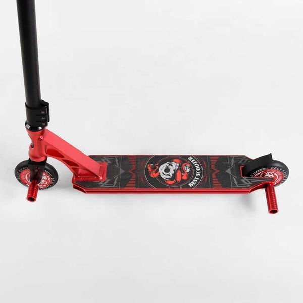 Самокат трюковый 46409 Best Scooter HIC-система, ПЕГИ, алюминиевый диск и дека, колёса PU, d=110мм 107484 фото