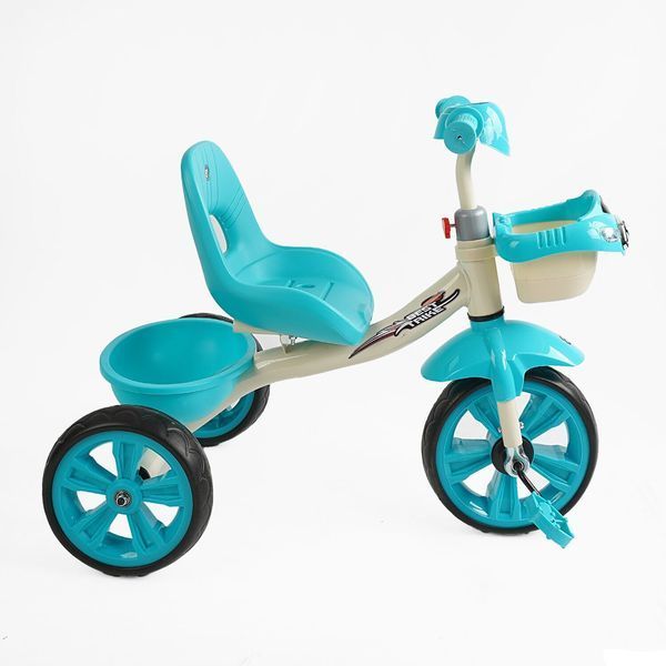 Дитячий триколісний велосипед (BS-60985) Best Trike колеса EVA переднє 10&rsquo;&rsquo;, заднє 8&rsquo;&rsquo;, сталева рама, УКР. ОЗВУЧУВАННЯ, кошик, в коробці 169766 фото
