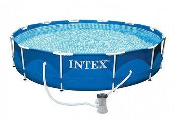 Басейн каркасний Intex на 6503л (28212 NP) фільтр /сеть 220-240 В, 366х76см 73473 фото