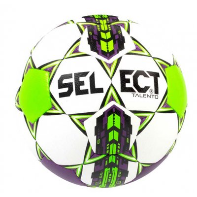М’яч футбольний SELECT Talento (smpl) біл/зелений, 3 077582 фото