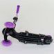 Самокат с родителькой ручкой и сидушкой 5в1 (13400) Best Scooter PU колеса светятся 74062 фото 7