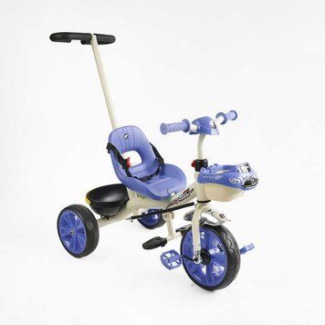 Дитячий велосипед з батьківською ручкою (BS-70362) Best Trike колеса EVA переднє 10&rsquo;&rsquo;, заднє 8&rsquo;&rsquo;, сталева рама, українське озвучування 169771 фото