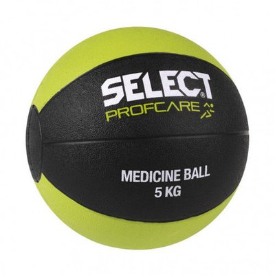 М’яч медичний SELECT Medicine ball (011) чорн/салатовий, 5кг 260200 фото
