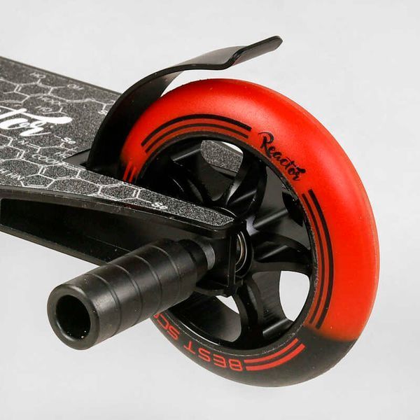 Самокат трюковый RC-33325 Best Scooter "Reactor" HIC-система, ПЕГИ, алюминиевый диск и дека, колёса PU, d=110мм, ширина руля 55 см 112772 фото