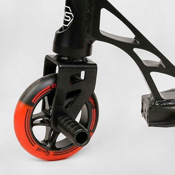 Самокат трюковый RC-33325 Best Scooter "Reactor" HIC-система, ПЕГИ, алюминиевый диск и дека, колёса PU, d=110мм, ширина руля 55 см 112772 фото