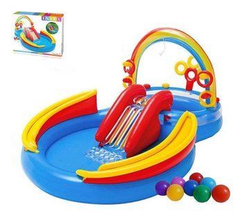 Intex Игровой центр 57453 NP (2) Радуга, 297х193х135 см, 428 л, 7,560 кг, от 3-х лет 15277 фото