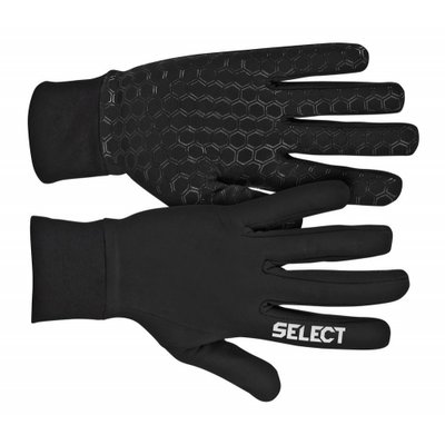 Рукавички ігрові SELECT Players gloves (009) чорний, 11 (XL) 600990 фото