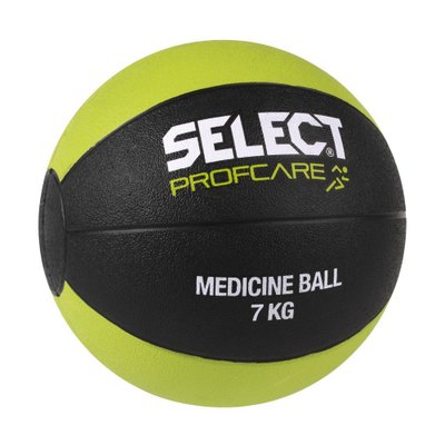 Мяч медицинский SELECT Medicine ball (011) чорн/салатовий, 7кг 260200 фото