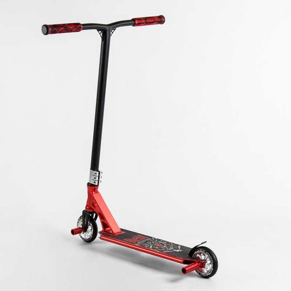 Самокат трюковый с полеуретановыми колесами 110 мм (28536) Best Scooter HIC-система, ПЕГИ, алюминиевый диск и дека 107490 фото