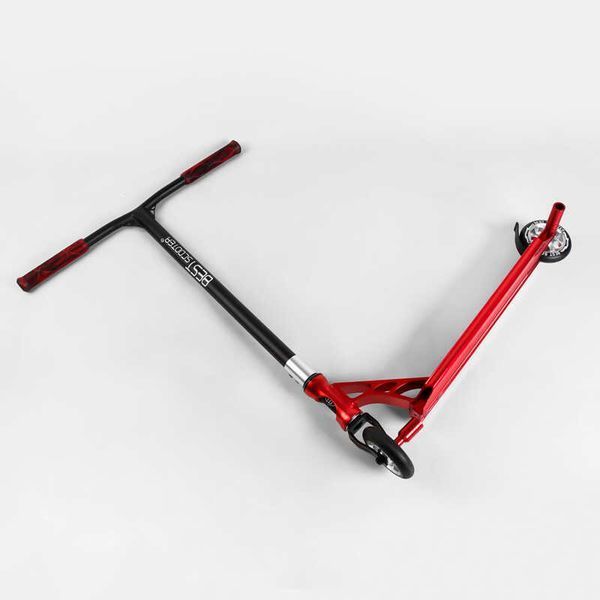 Самокат трюковый с полеуретановыми колесами 110 мм (28536) Best Scooter HIC-система, ПЕГИ, алюминиевый диск и дека 107490 фото