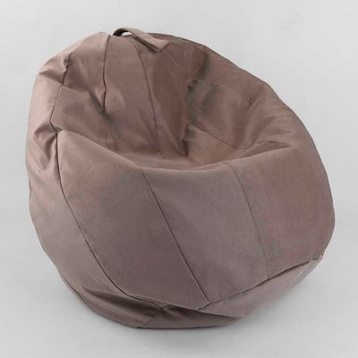 Кресло-мешок "Груша" 2070004141 "Homefort" пенополистероловый шарик, ткань велюр - цвет капучино 102265 фото
